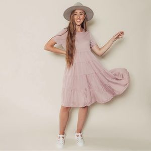 Mauve midi dress 💕 Plus size